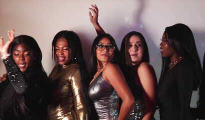 Bachelorette party takes an amazing turn when he ends up in an orgy