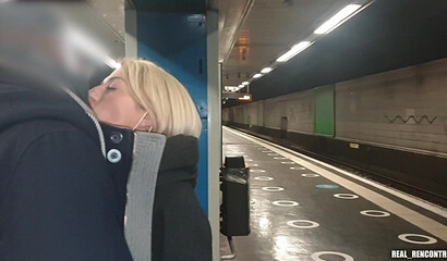 Nympho bitch will take your cock anytime, anywhere