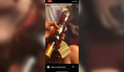Red Bone Taking Self-Pleasure in the Middle of a Party: An Ebony Porn Video