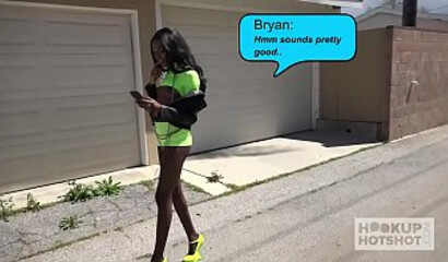 Rough & Ready: Chanel Skye's Juicy Ebony Ass Gets Pounded Hard