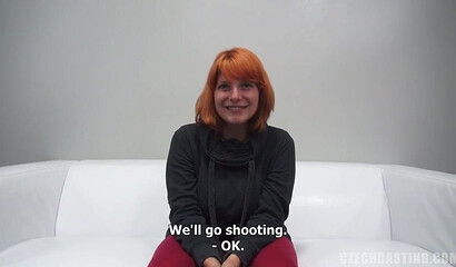 Chubby Redhead's Busty Casting Call: A POV Experience