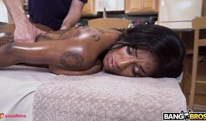Ebony Delight: A 'Thanks for Sucking' Massage