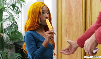 Mini Stallion's Lucky Dad: A Steamy Ebony Seduction and Fulfilling Fuck