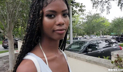 Ebony's Price: Taking it All Off for Cash