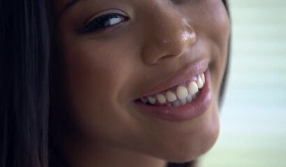 Beautiful Ebony Nia Nacci Fucked Hard in the Bedroom - HD