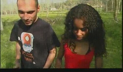 A young and naive ebony girl was raped by white men